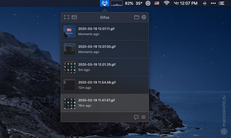 Gifox для Mac: как сделать компактные и красивые GIF’ки для багрепортов